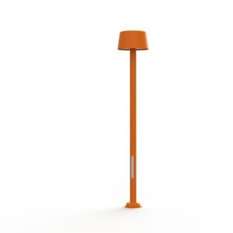 Hohe Design-Wegeleuchte mit zusätzlichem Bodenlicht – BARK Nr. 1 | Roger Pradier